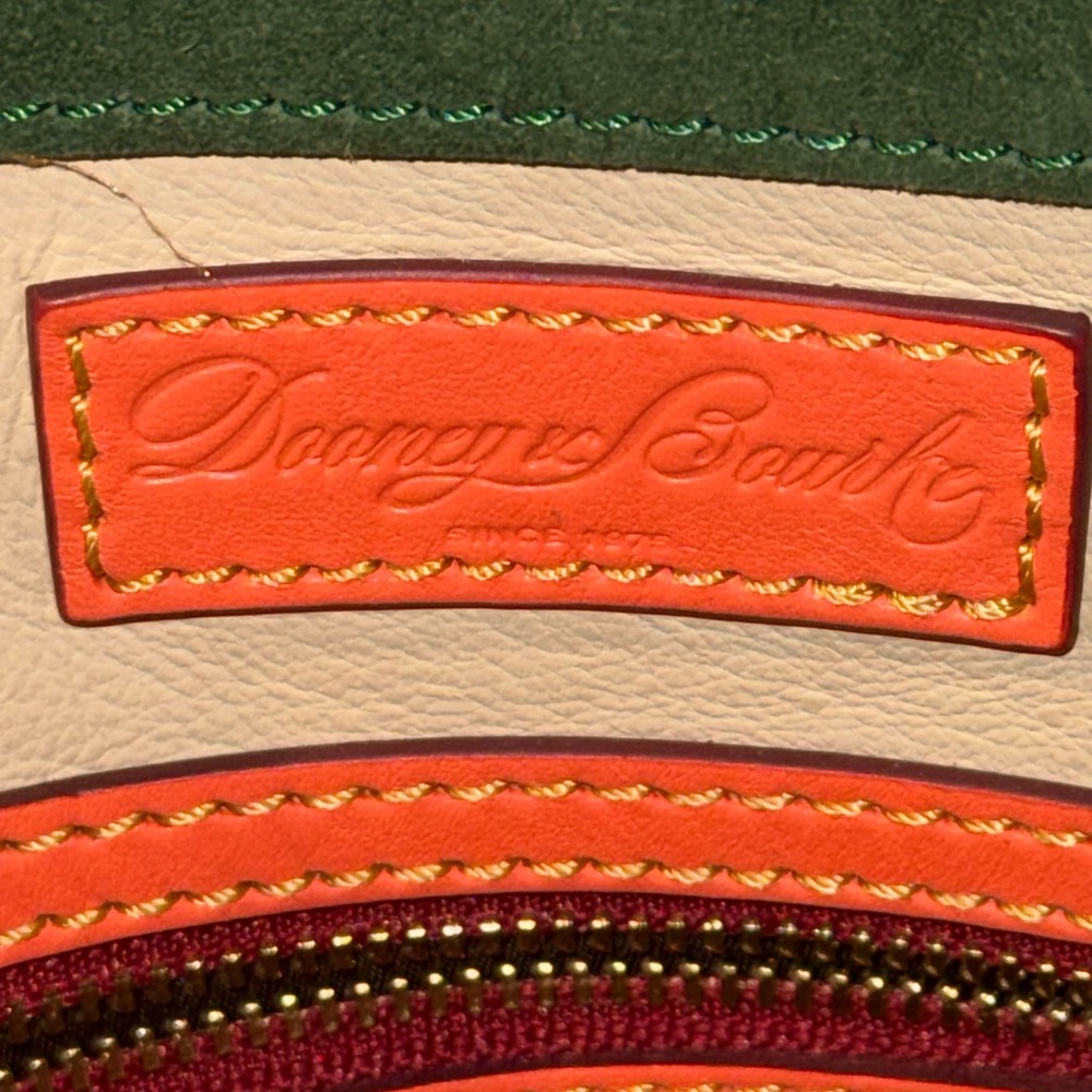 Dooney & Bourke Camden Salmon Florentine Italian Leather NWT RARE! HTF - Picture 11 of 15